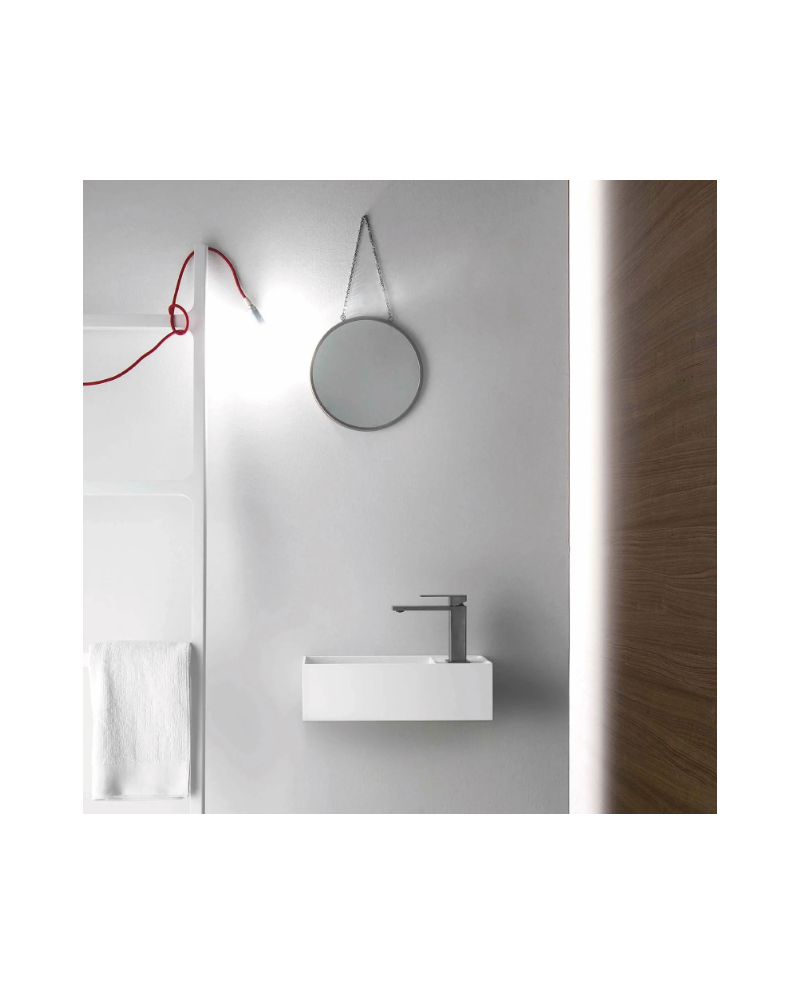 Lavabo rectangular suspendido en colores de Falper | Terracerámica Lavabo rectangular suspendido en colores de Falper | Terracerámica