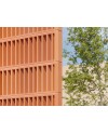 Celosía Empúries en terracota rojo y arena | Terracerámica