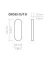 Cross Cut O es un porcelánico de la marca Wow | Terracerámica