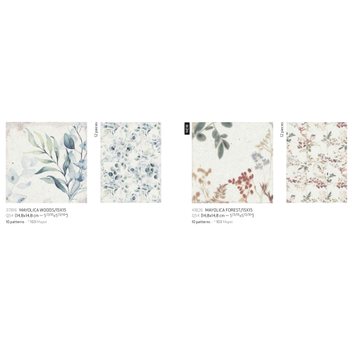 Mayolica es un azulejo porcelánico de la marca Harmony | Terracerámica