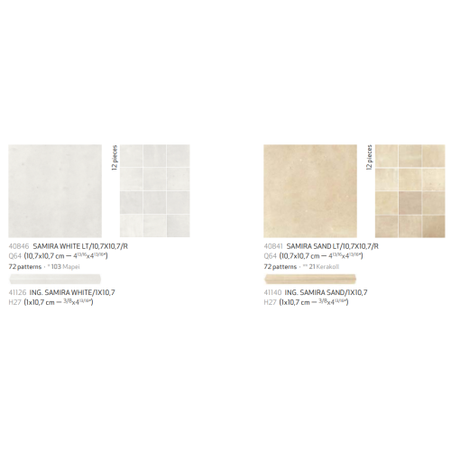 Samira es un azulejo porcelánico de la marca Harmony | Terracerámica