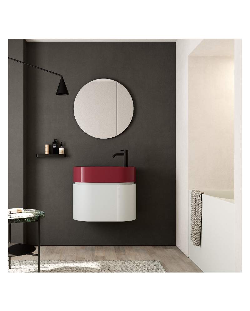 Nic Mini Living Ovalado es un lavabo sobre encimera | Terracerámica Nic Mini Living Ovalado es un lavabo sobre encimera | Terracerámica