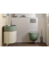 Nic Mini Living Ovalado es un lavabo sobre encimera | Terracerámica