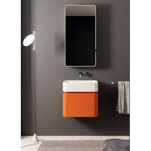 Nic Mini Living Rectangular es un lavabo sobreencimera | Terracerámica