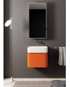 Nic Mini Living Rectangular es un lavabo sobreencimera | Terracerámica
