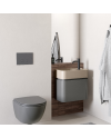 Nic Mini Living Rectangular es un lavabo sobreencimera | Terracerámica