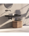 Nic Mini Living Rectangular es un lavabo sobreencimera | Terracerámica