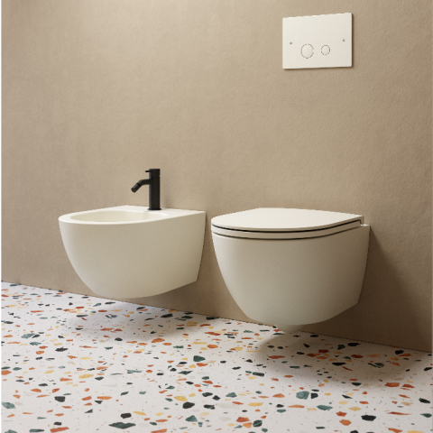Nic bidet suspendido Mini Living en colores | Terracerámica