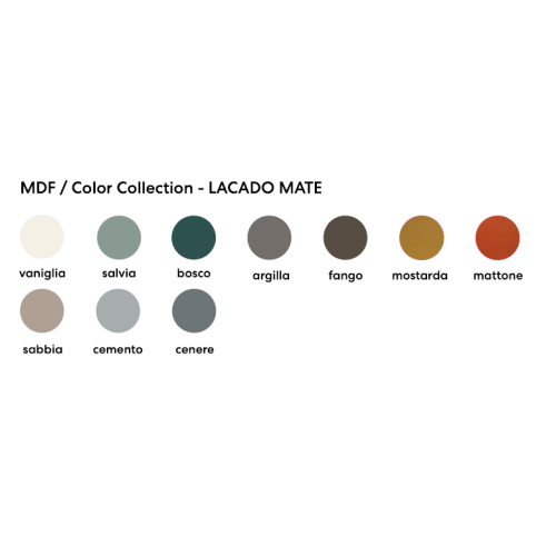Mueble de la marca NIC colección Mini Living Oval | Terracerámica