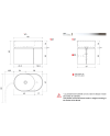 Mueble de la marca NIC colección Mini Living Oval | Terracerámica